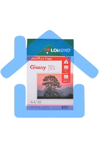 Фотобумага Lomond 0102018 A4/150г/м2/50л./белый глянцевое для струйной печати