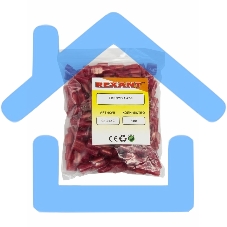 Клемма плоская полностью изолированная Rexant, гнездо 6.6 мм, в нейлоне, 0.5-1.5 мм² (РПи-м(н) 1.5-(6.3)), красный