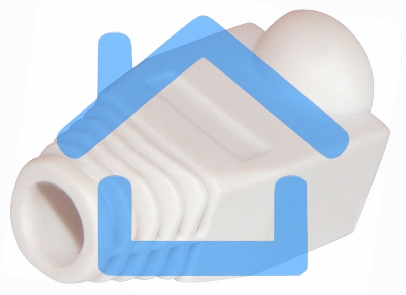 Изолирующий колпачок Rexant для разъемов RJ-45, белый