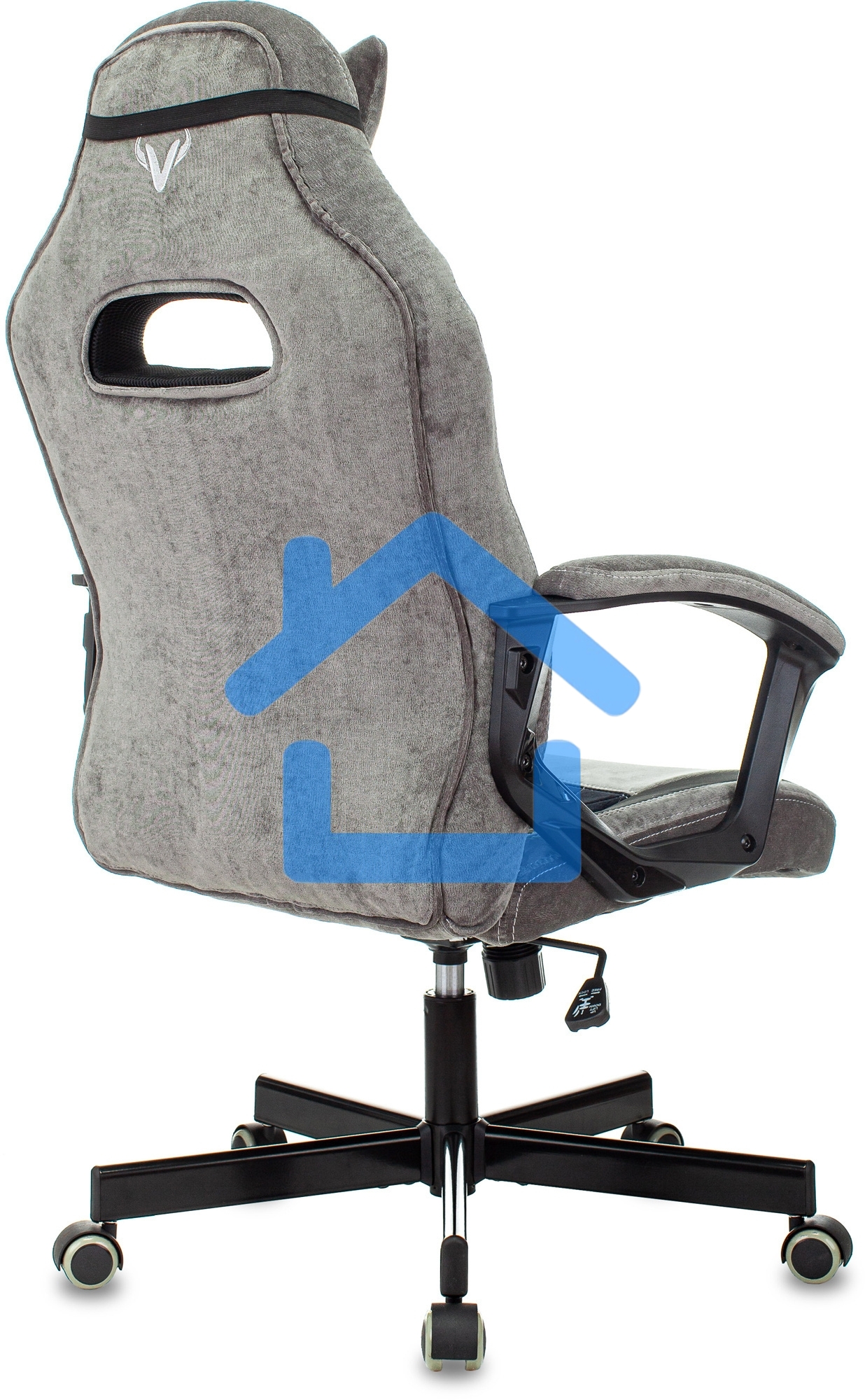 Кресло игровое Бюрократ VIKING 6 KNIGHT B FABRIC черный крестовина металл/пластик