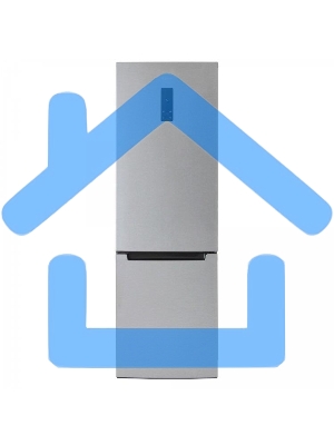 Холодильник Бирюса Б-C960NF серый металлопласт двухкамерный 240/100л морозилка снизу, No Frost