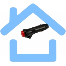 Штекер автоприкуривателяс кнопкой I=3А Rexant