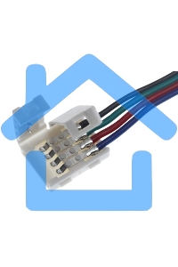 Коннектор соединительный (2 разъема) для RGB светодиодных лент шириной 10 мм, длина 15 см LAMPER