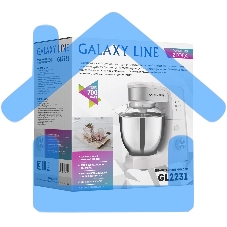 Миксер Galaxy Line GL 2231, белый, планетарный, 700 Вт, 12 скоростей