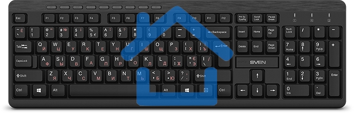 Беспроводной набор SVEN KB-C3400W клавиатура+мышь