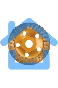 Чашка алмазная Matrix зачистная, 180 мм, Turbo