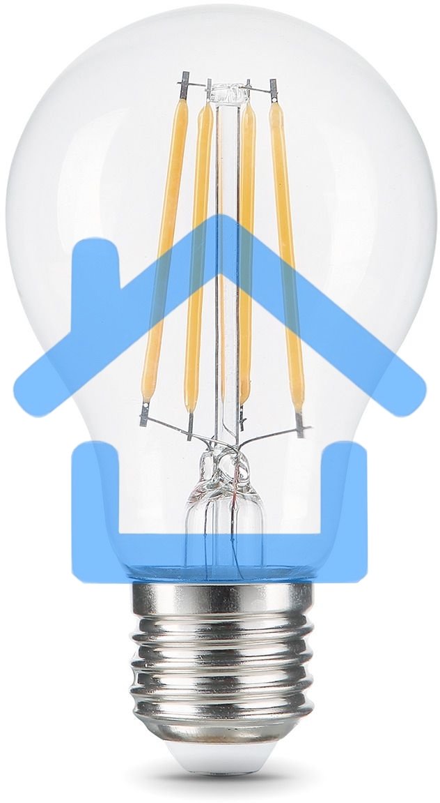 Лампа Gauss Filament А60 12W 1250lm 4100К Е27 LED 1/10/40
