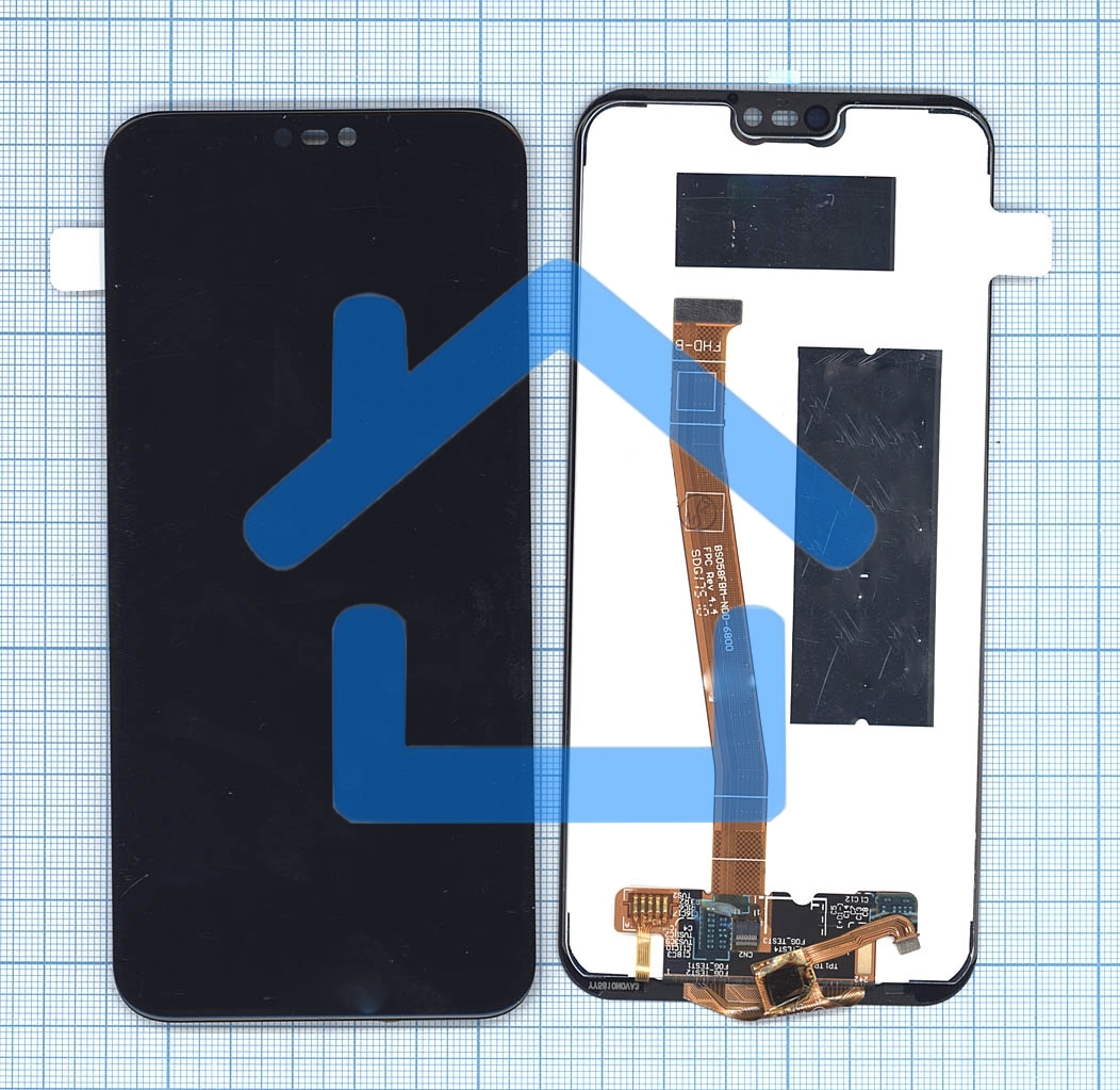 Дисплей для Huawei P20 Lite черный (COF)