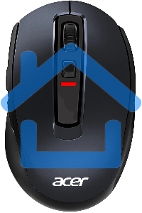 Мышь беспроводная Acer OMR060 черный, 1600 dpi, радиоканал, USB, кнопки - 6