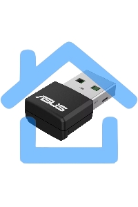Роутер ASUS USB-AX55 NANO 90IG06X0-MO0B00 WI-FI 802.11ax/ac/a/g/n, 400 + 867 Mbps USB 3.0 Adapter + 2 антенны
