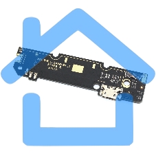 Нижняя плата (шлейф) с разъемом зарядки, разъемом SIM, микрофоном для Xiaomi Redmi Note 13 Pro 5G