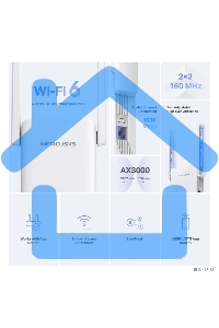 Усилитель Wi-Fi сигнала Mercusys ME80X AX3000