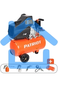 Компрессор PATRIOT EURO 24-240K + набор пневиоинструмента KIT 5В1.5кВт 220В 240л/мин 24л
