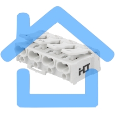 Клемма пружинная соединительная КСП 4-полюсная с монтажными ножками (50 шт./уп.) Rexant