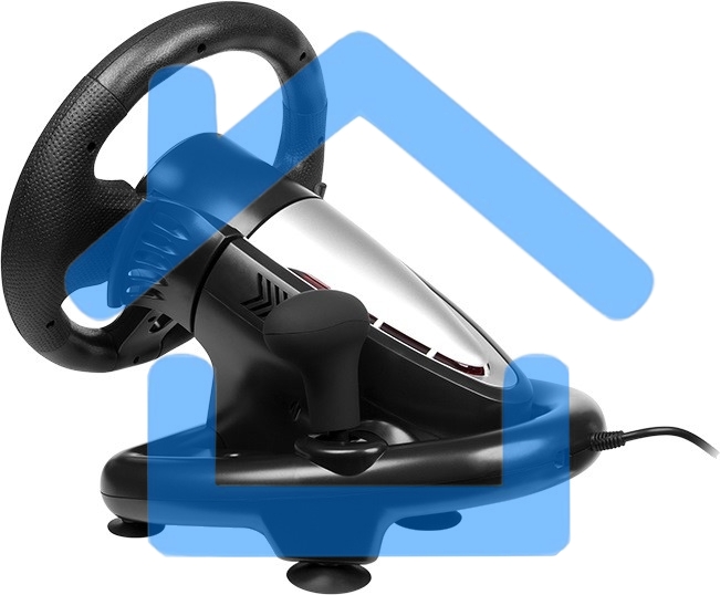 Руль SVEN GC-W700 (педали, вибро, скоба, лепестки, АКПП, D-pad, 12 кл, резин. вставки, PC/Xinput)
