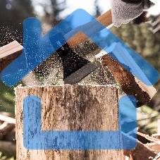 Топор SPARTA 21610 800 г в сборе кованый деревянное топорище