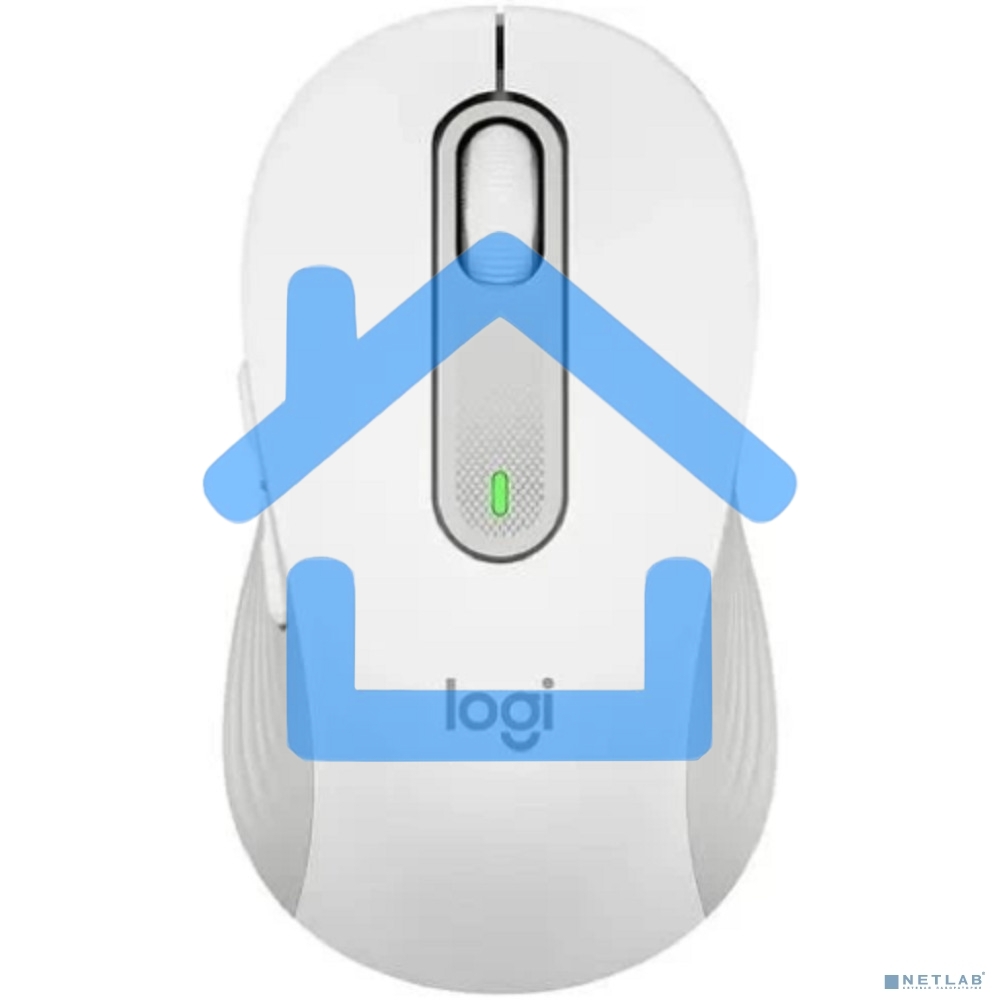 Мышь беспроводная Logitech Signature M650 белый, 4000 dpi, радиоканал, Bluetooth, USB, кнопки - 5