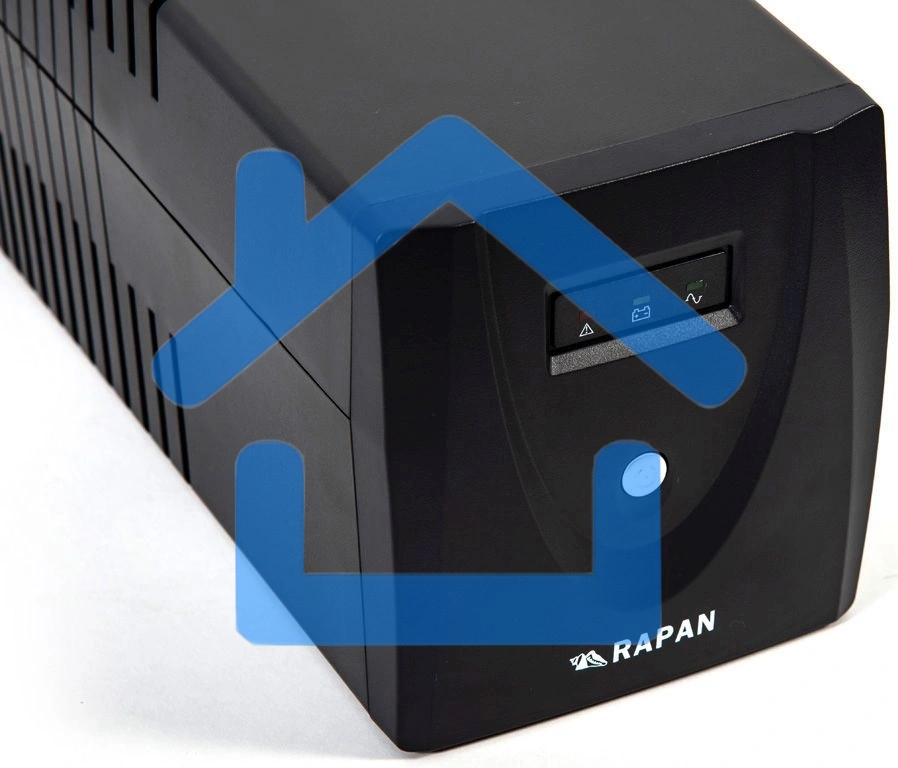 Источник питания RAPAN-UPS 1000 220В 1000ВА/600Вт меандр с АКБ 2х7Ач интерактивный RAPAN-UPS 1000 power supply 220V 1000VA / 600W meander with battery 2x7Ah interactive