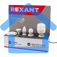 Демо-тестер для проверки ламп с цоколями E27, E27, E14, GU5.3, GX53 Rexant