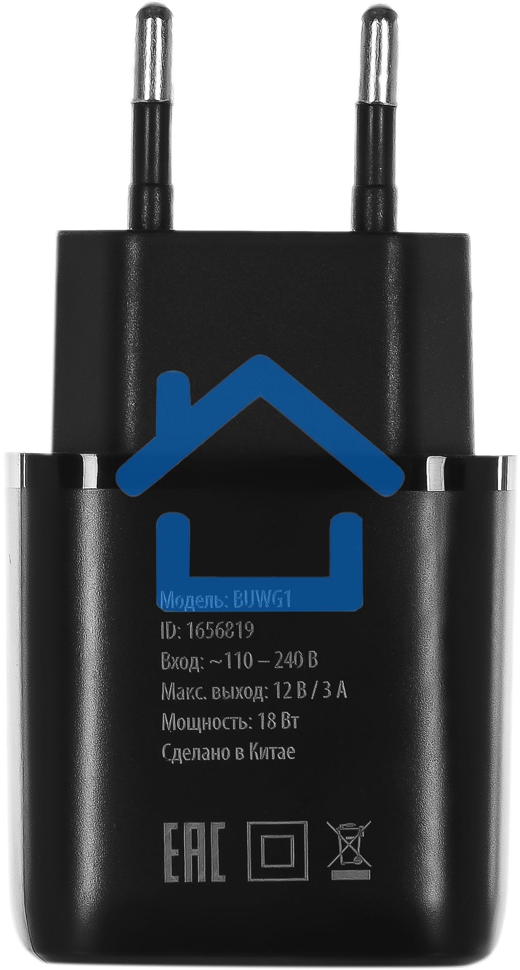 Сетевое зарядное устройство Buro BUWG1 3A QC черный