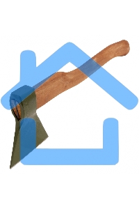 Топор кованный, в сборе, 1200/1550 г, деревянное топорище, 500 мм, Б3 Сибртех