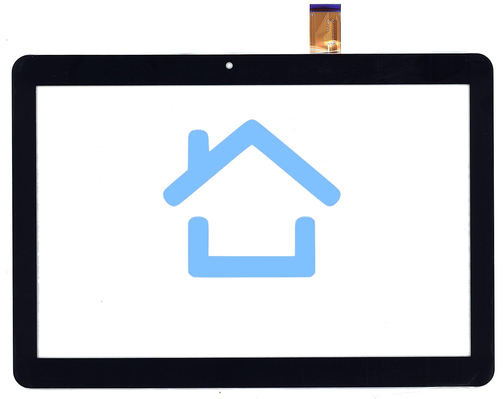 Сенсорное стекло (тачскрин) TurboPad 1016 4G, черное