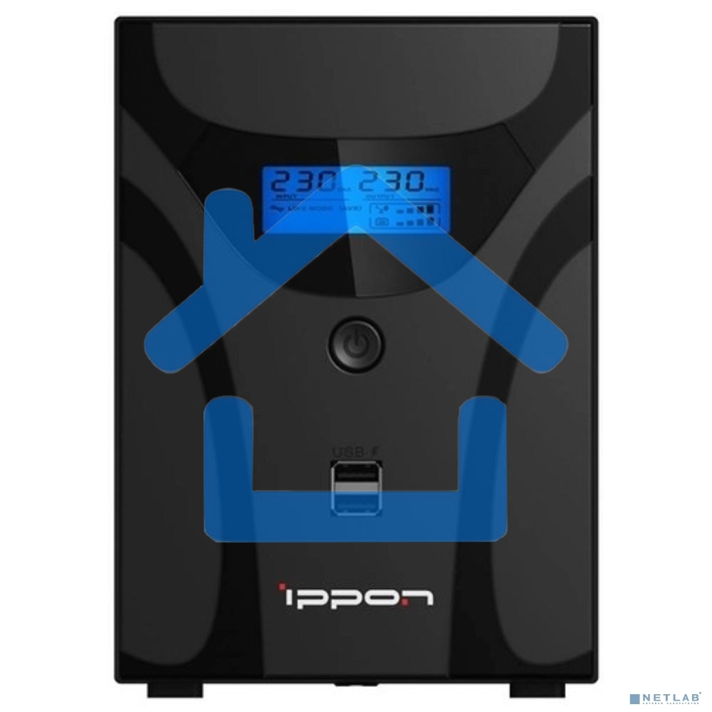 Источник бесперебойного питания Ippon Smart Power Pro II Euro 1200 720Вт 1200ВА черный