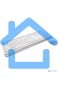 Комплект клавиатура + мышь A4 Fstyler FG1010 клав:белый/серый мышь:белый/серый USB беспроводная Multimedia