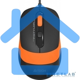 Клавиатура + мышь A4Tech Fstyler F1010 клав:черный/оранжевый мышь:черный/оранжевый USB Multimedia