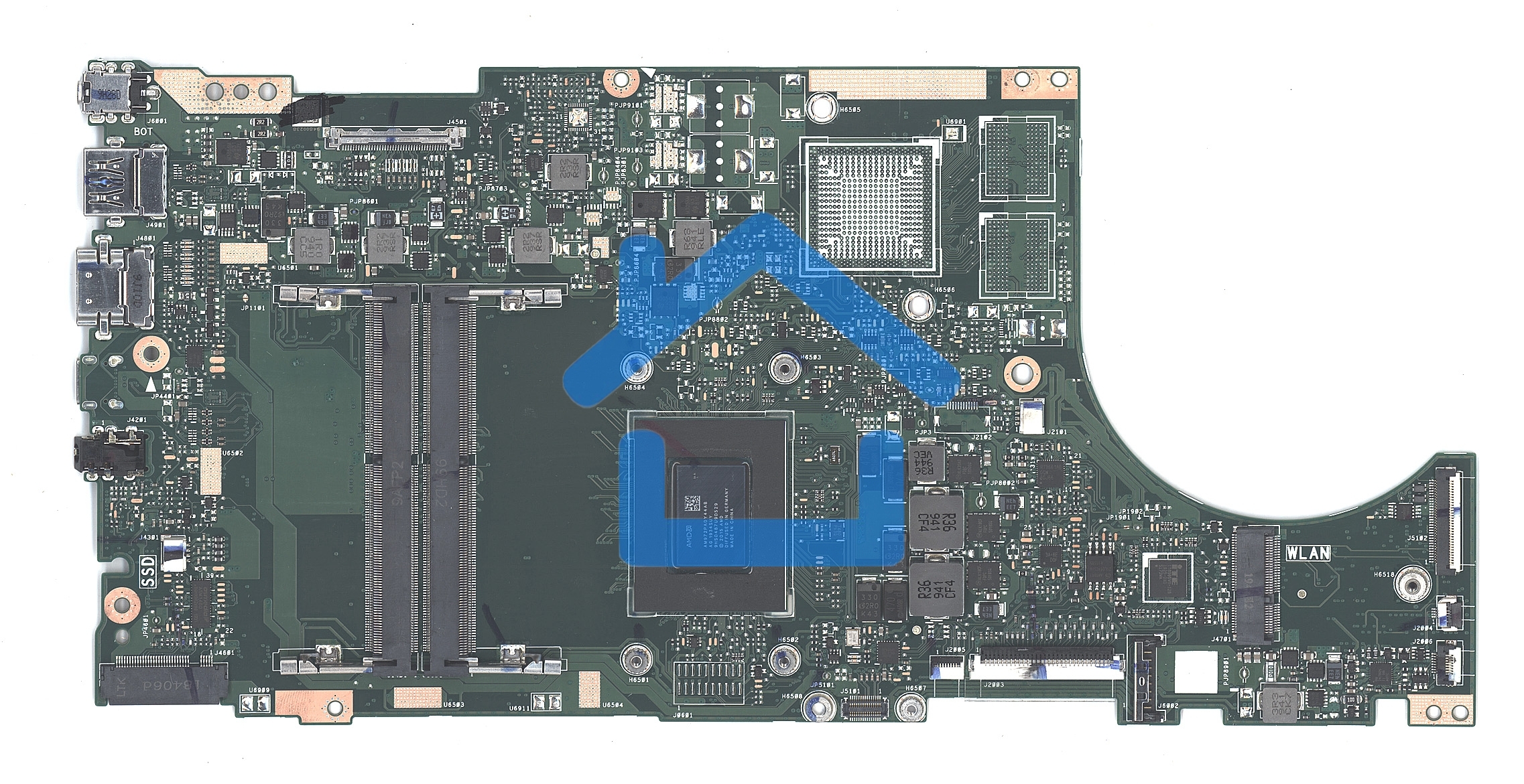 Материнская плата для Asus X510QA A12-9720P