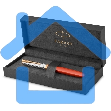 Ручка перьевая Parker 51 Premium (CW2169071) Red Rage GT F сталь нержавеющая, подарочная коробка