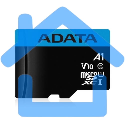 Флеш карта microSD 256Gb ADATA microSDHC Class 10 UHS-I A1 100/25 MB/s (SD адаптер)