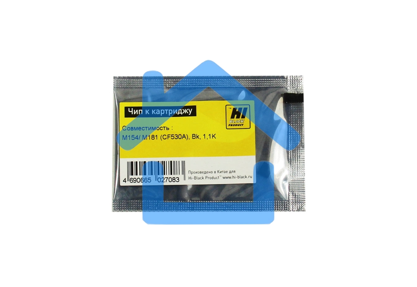 Чип Hi-Black к картриджу HP CLJ Pro M154/MFP M281 (CF530A), Bk, 1,1K