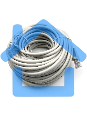 Патч-корд Buro UTP cat5E 15м серый RJ-45 (m)-RJ-45 (m)