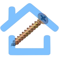 Саморез оконный KRANZ острый, 4.1х35, желтый цинк, короб (500 шт./уп.)