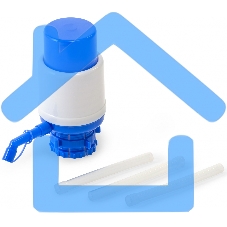 Помпа для 19л бутыли AEL AEL-080 механический белый/синий