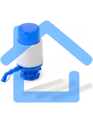 Помпа для 19л бутыли AEL AEL-080 механический белый/синий