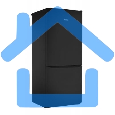 Холодильник Pozis RK-101 черный двухкамерный 170/80л морозилка снизу