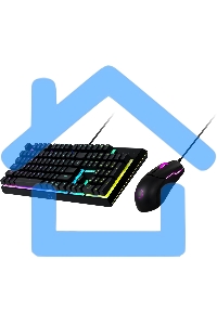 Комплект: Игровая клавиатура+мышь Cooler Master Keyboard Combo/MS110/RU layout/Revised