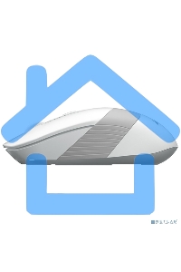 Комплект клавиатура + мышь A4 Fstyler FG1010 клав:белый/серый мышь:белый/серый USB беспроводная Multimedia