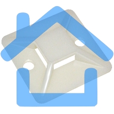 Площадка самокл. 25х25 под хомуты бел. (уп.100шт) ИЭК UHP30-25-100