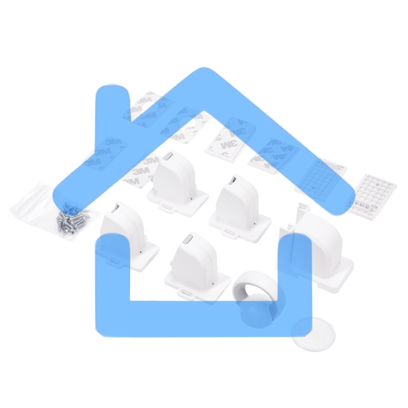 Внутренний магнитный замок блокиратор для выдвижных ящиков 4 шт. 