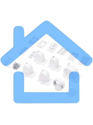 Внутренний магнитный замок блокиратор для выдвижных ящиков 4 шт. 