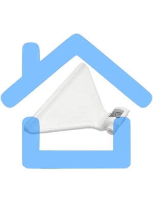 Ручка люка для стиральной машины Атлант, Минск белая 775333100100