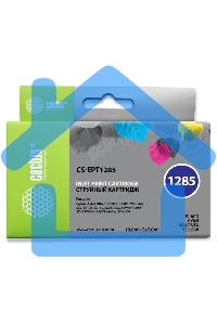 Картридж струйный Cactus CS-EPT1285 черный/голубой/пурпурный/желтый (31 мл) для Epson Stylus SX125/SX425W/SX420W/S22/Office BX305F/BX305FW
