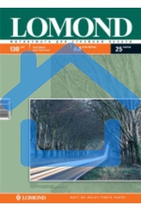 Фотобумага Lomond 0102039 A4/130г/м2/25л./белый матовое/матовое для струйной печати