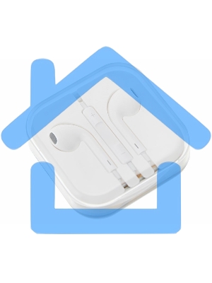 Наушники с микрофоном белые