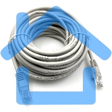 Патч-корд Buro UTP cat5E 10м серый RJ-45 (m)-RJ-45 (m)