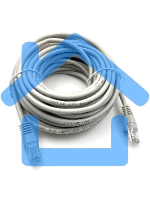Патч-корд Buro UTP cat5E 10м серый RJ-45 (m)-RJ-45 (m)
