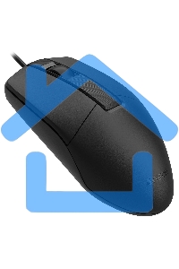 Мышь проводная A4Tech OP-330S черный, 1200 dpi, USB, кнопки - 3